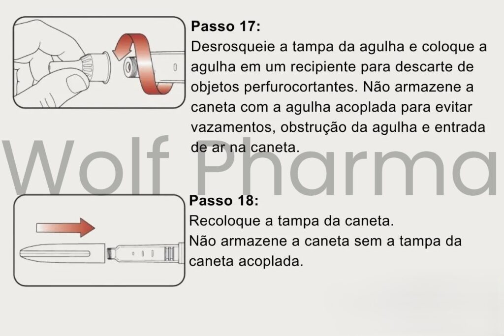 Como Usar e Aplicar Mounjaro (Tirzepatida) – Versão em Caneta (KwikPen) Exemplo 8