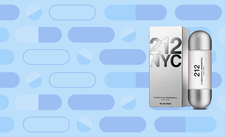 Banner Perfume Carolina Herrera 212 NYC feminino 100ml na Wolf Pharma